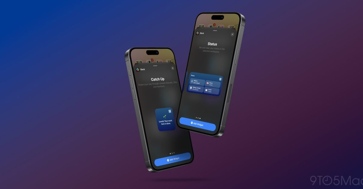 Slack for iOS gains these new Lock and Home Screen widgets