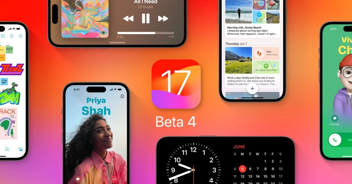 Apple releases iOS 17 beta 4