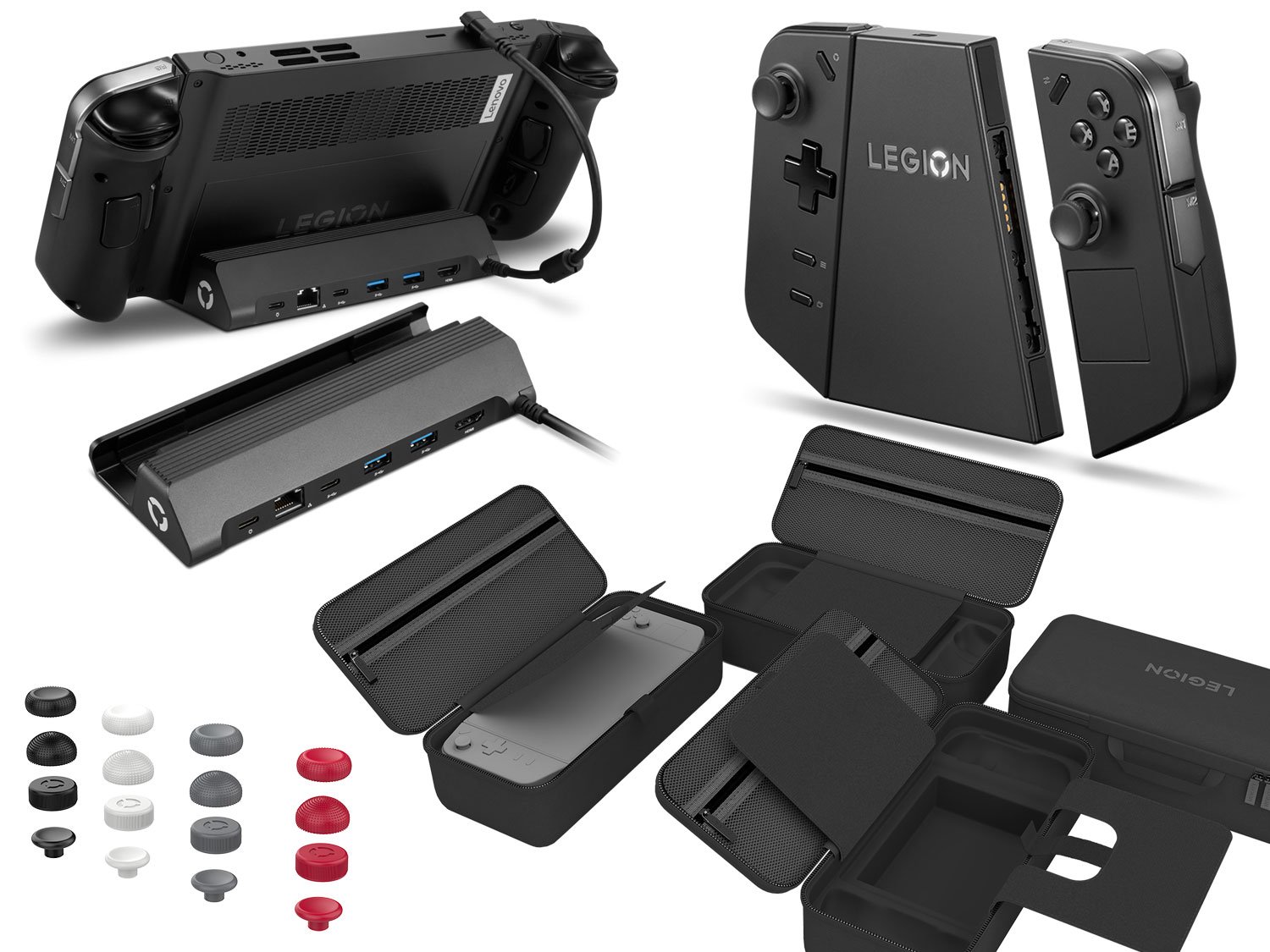 Lenovo Expands Its Legion Go Accessory Ecosystem, Which Includes A Dock And A Charging Connector