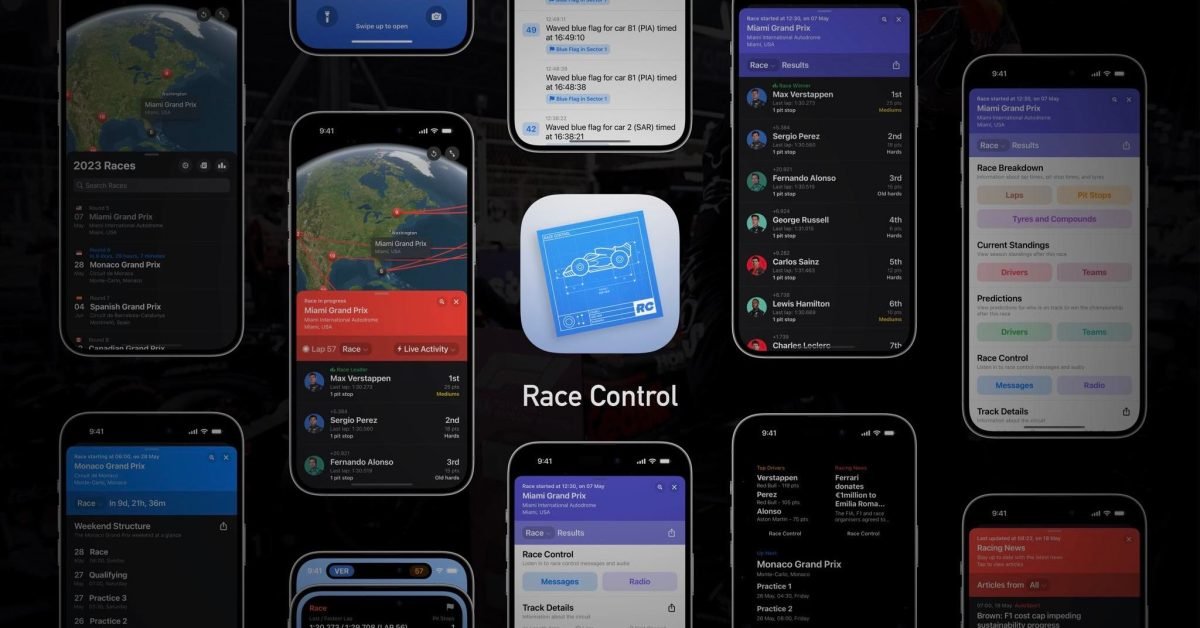 Race Control for iOS is a sharp and comprehensive indie app to keep up with everything F1