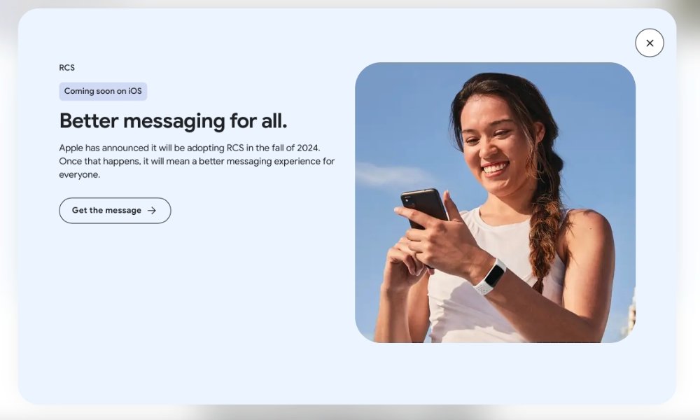 Google RCS coming to iPhone banner