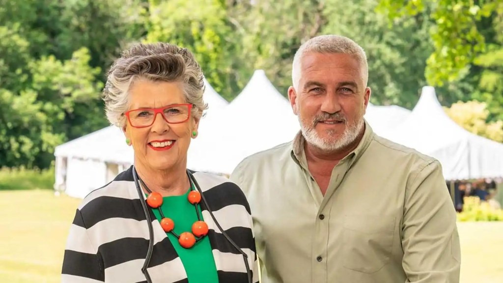 Bake Off Paul Hollywood and Prue Leith