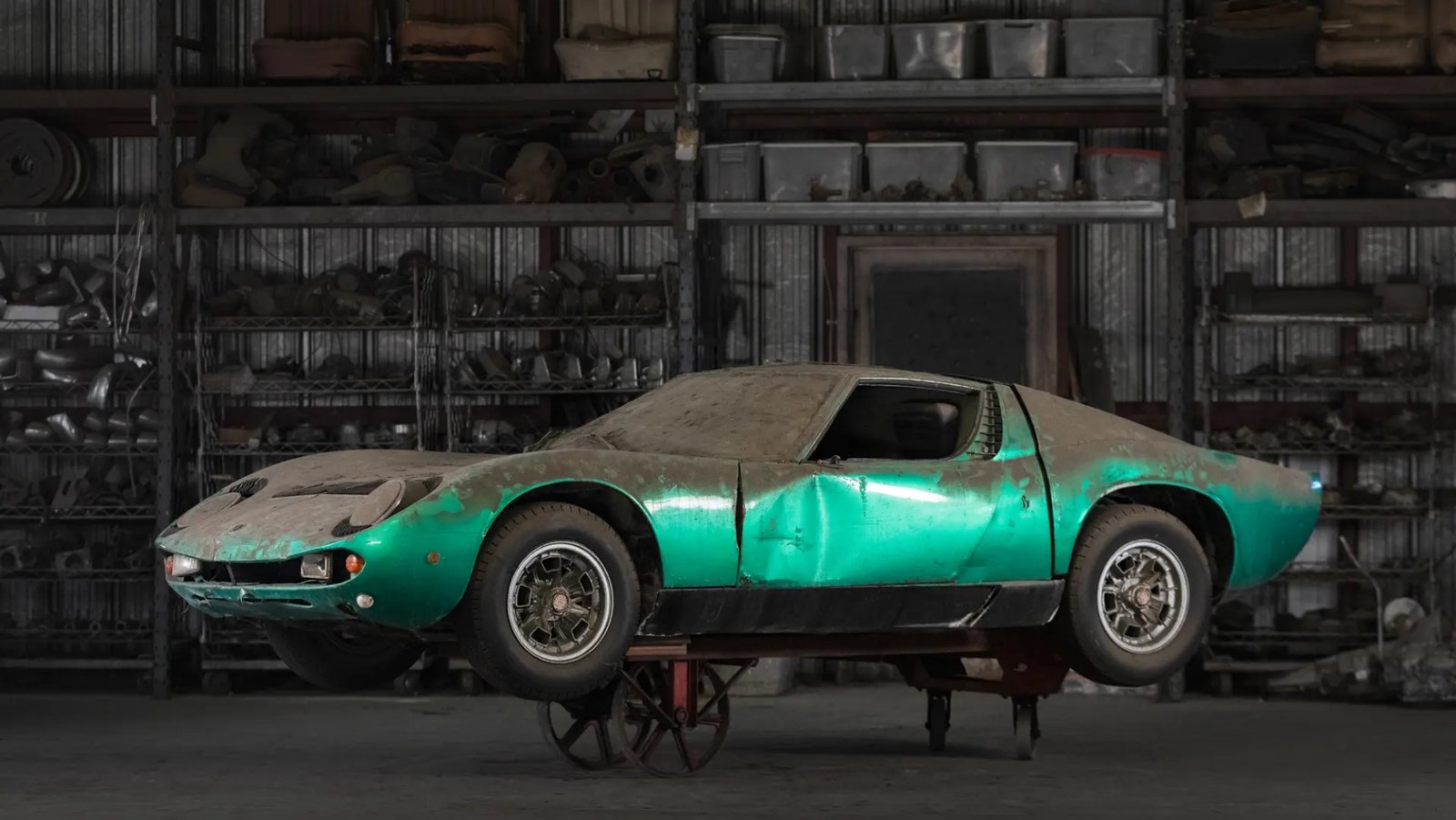 3 ultra-rare Lamborghini Miuras unearthed at a legendary junkyard