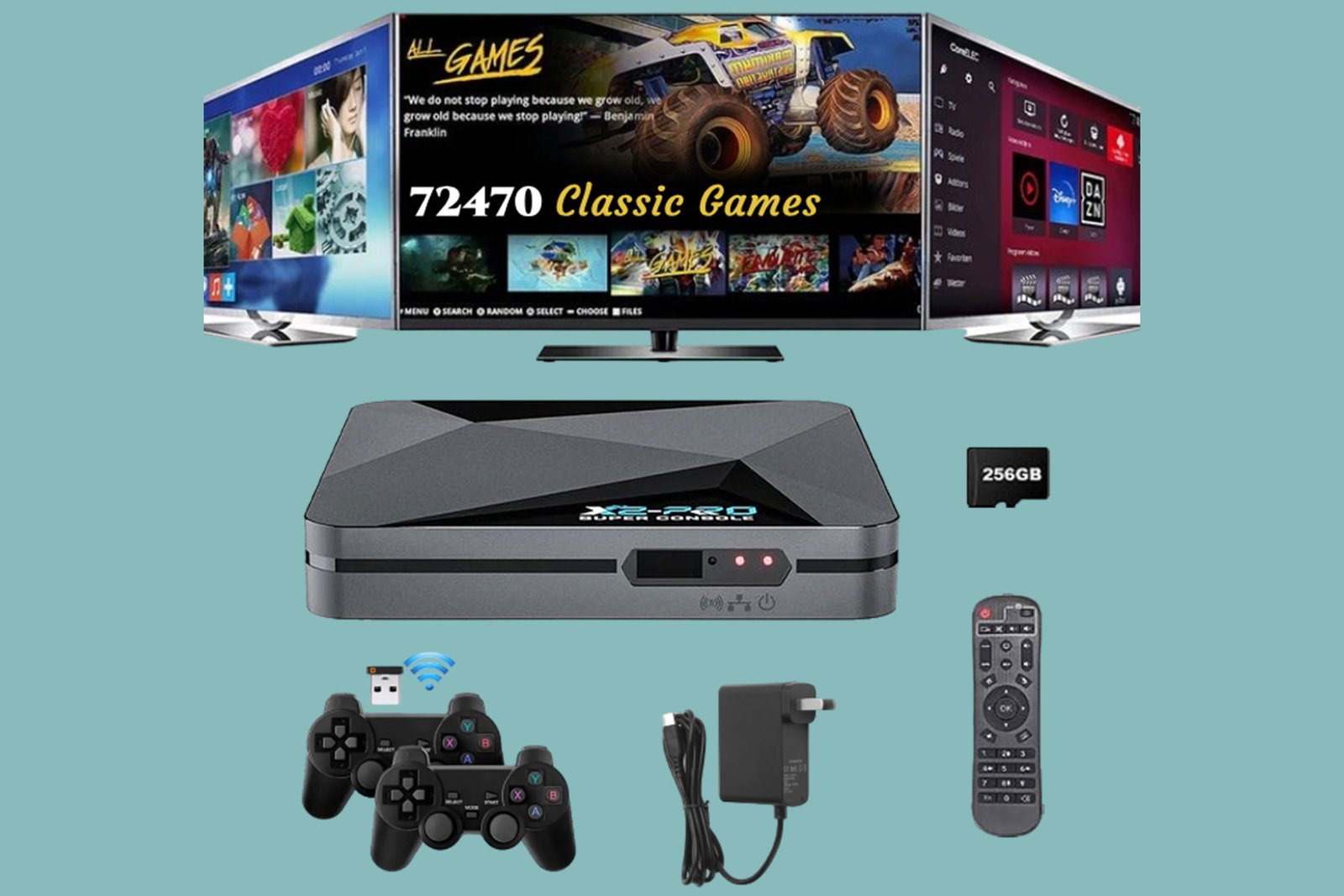 The ultimate retro gift—70,000+ games on the Kinhank Super Console X2 Pro