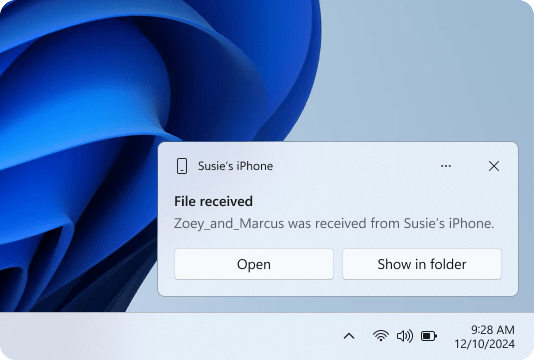 Microsoft Enables iPhone-to-Windows File Sharing for Insiders