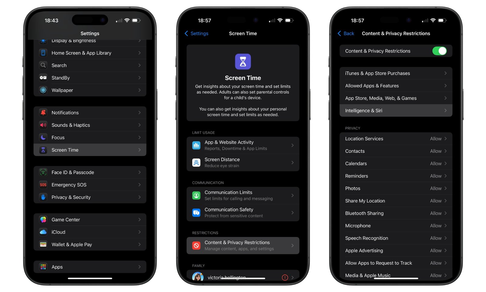 Apple Intelligence Screen Time Settings 1