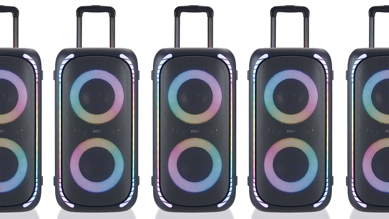 This party speaker is so big it needs wheels and a handle. Get it for just $119 right now.