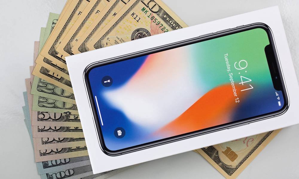 Iphone X Money Cash