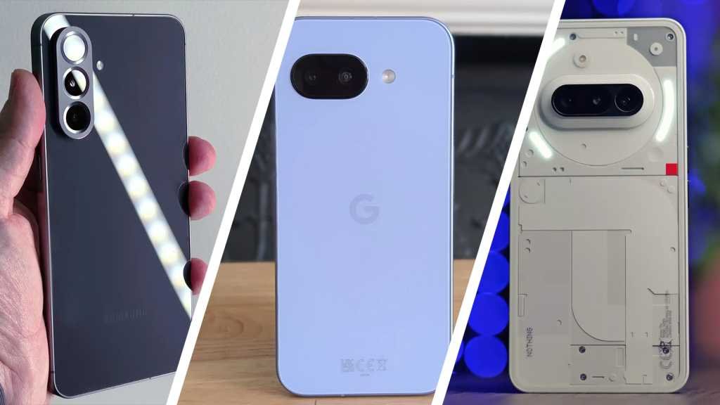 Samsung Galaxy A56, Google Pixel 9a and Nothing Phone (3a)