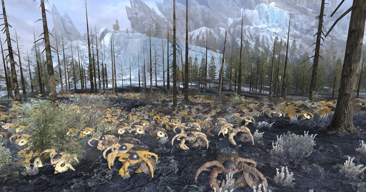 An entire crab army comes to Total War: Warhammer 3 in the crustacean nation mod