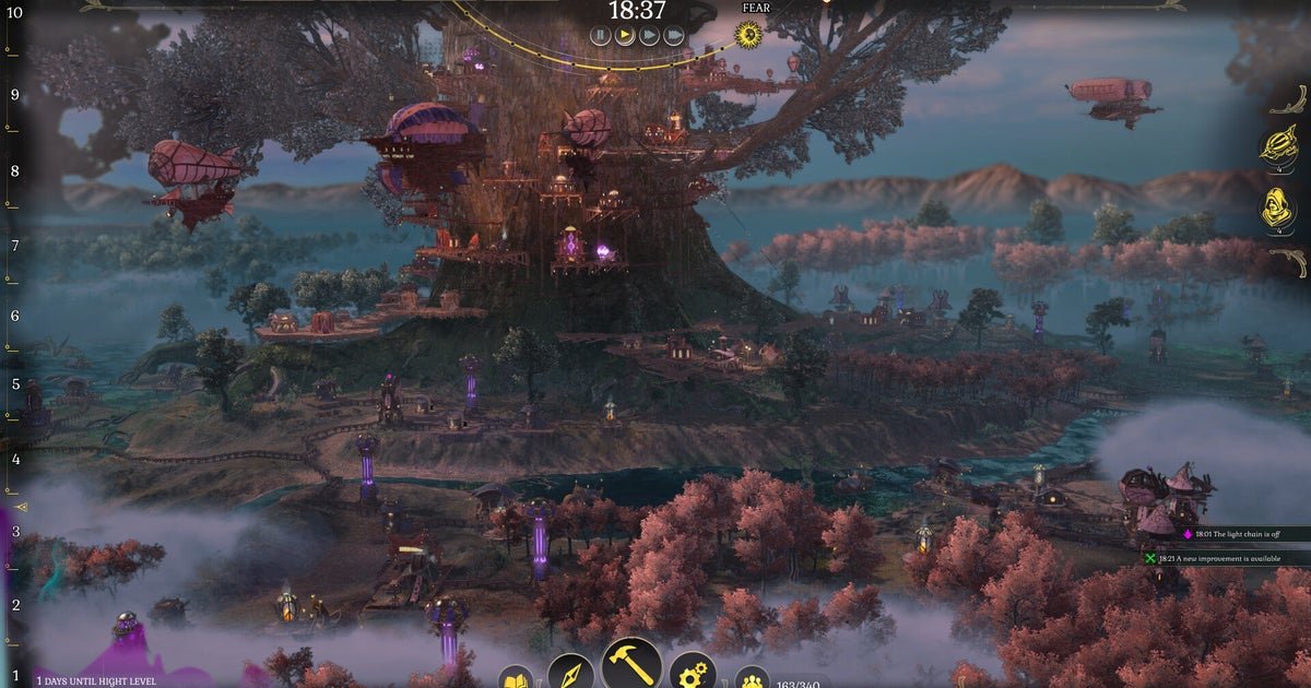 Darkswitch is Frostpunk in a big tree with music from Silent Hill composer Akira Yamaoka